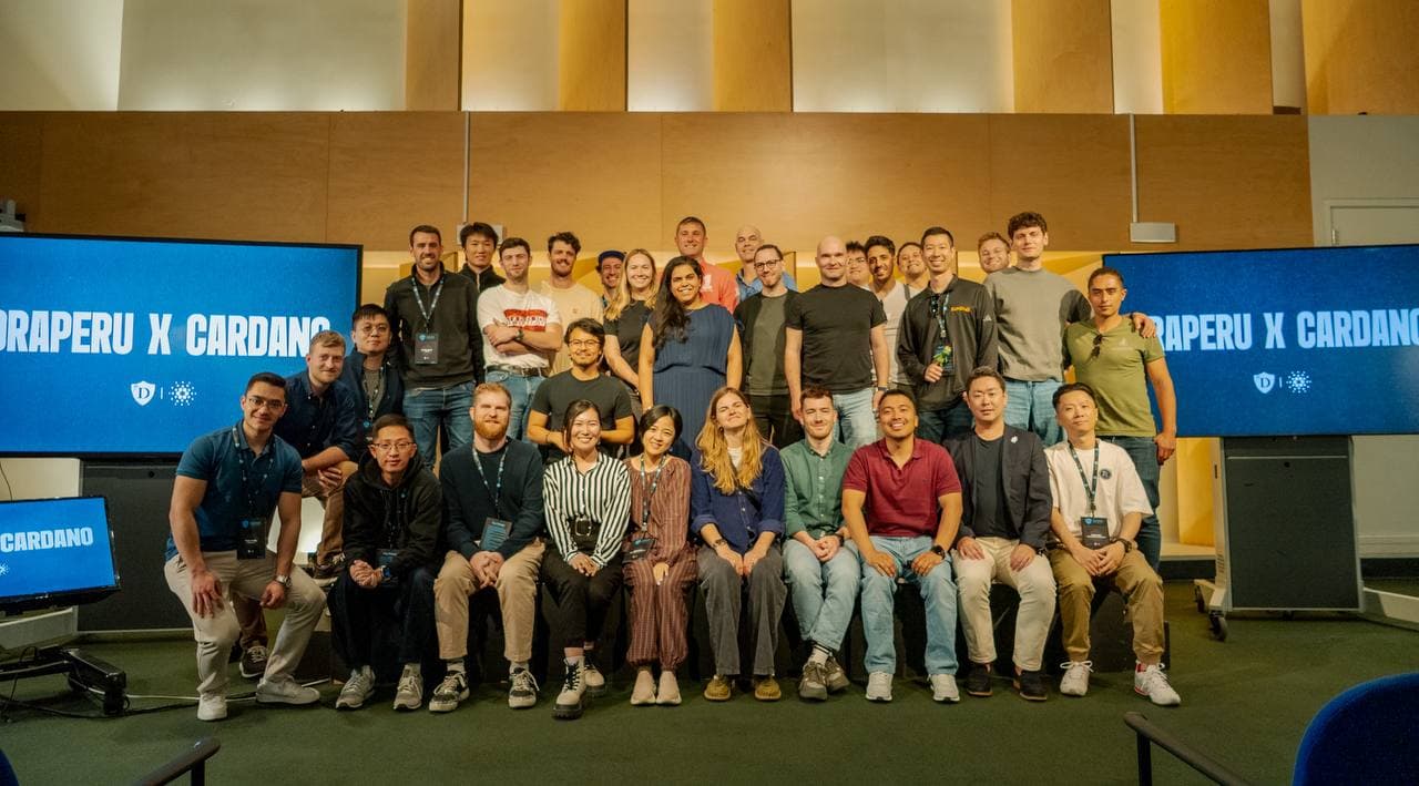 Cardano founders and builders during the Draper program